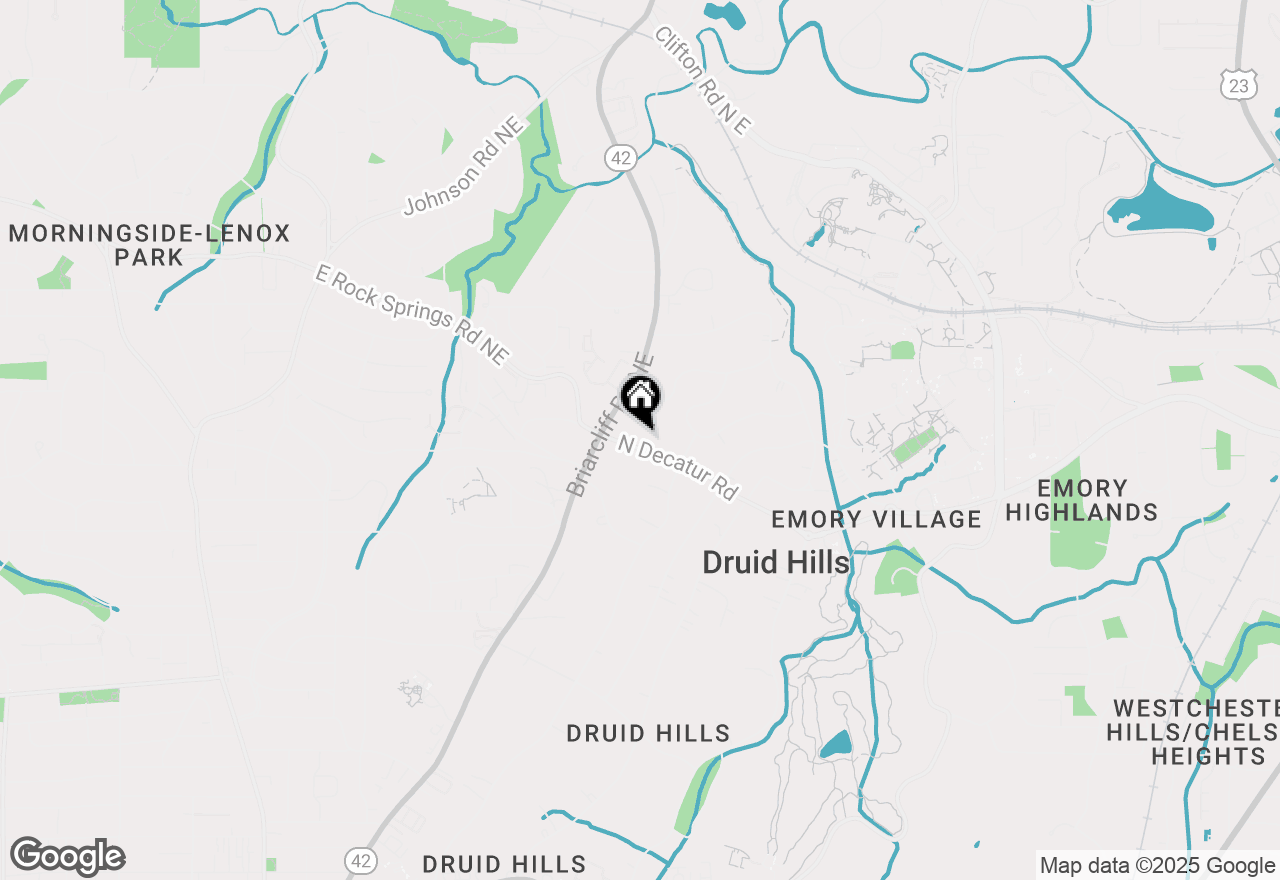 Map of 1302 N Decatur Road, Atlanta, GA 30306