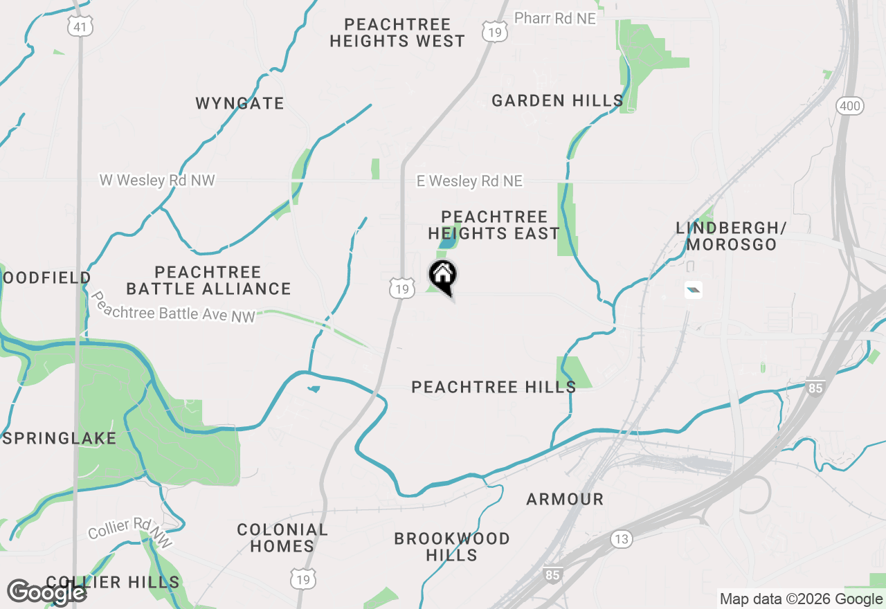 Map of 116 Terrace Drive, Atlanta, GA 30305