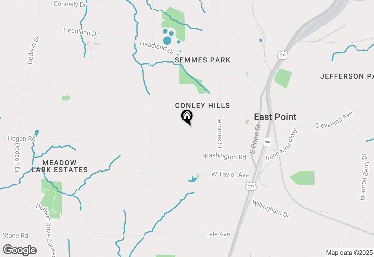 Map of 1946 Thompson Avenue, Atlanta, GA 30344