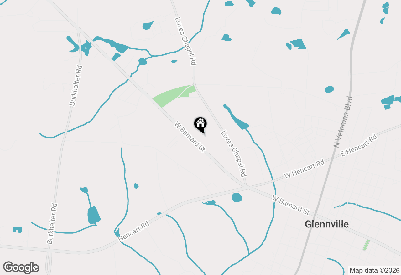 Map of 736 W Barnard Street, Glennville, GA 30427