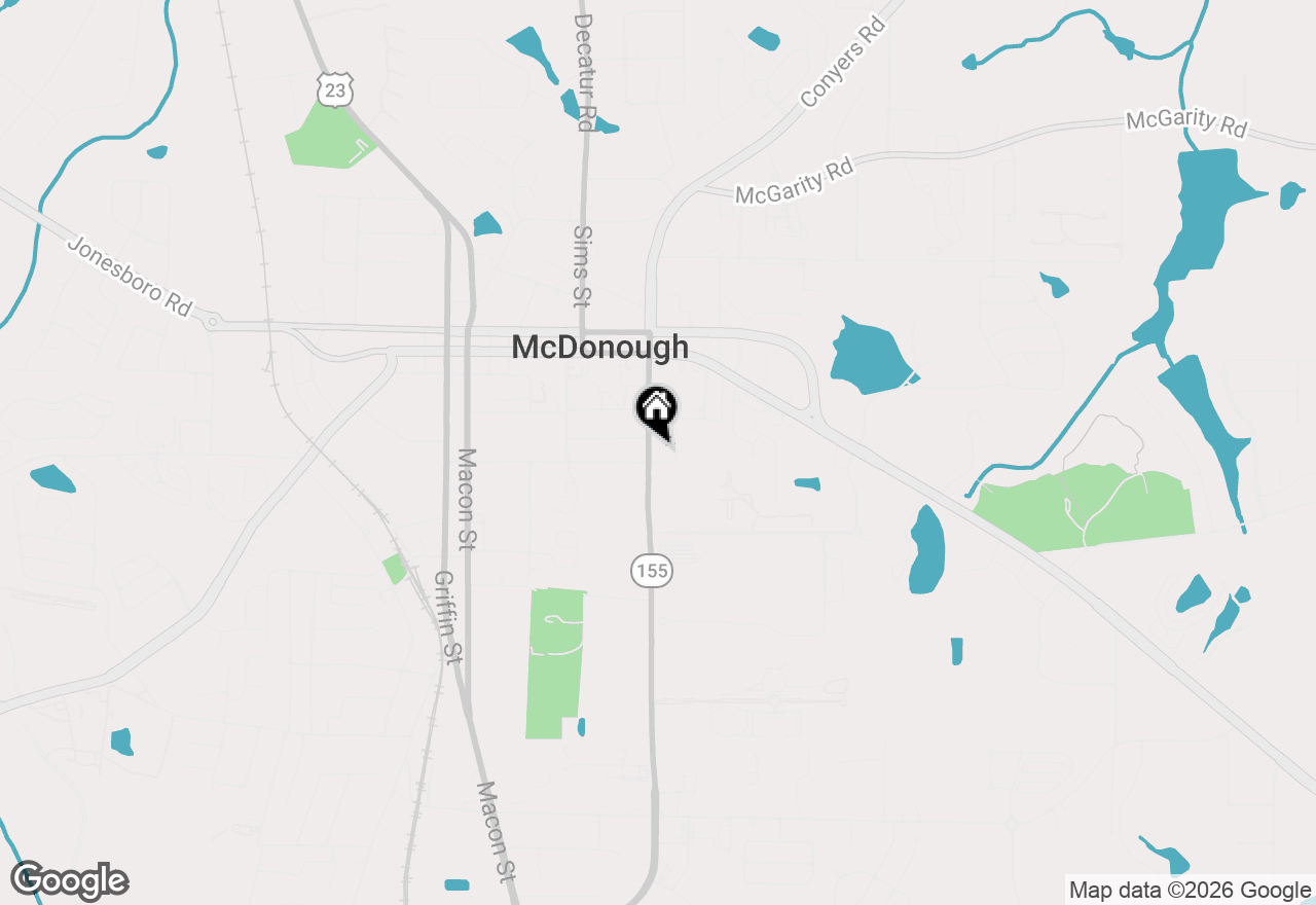 Map of 120 S Zack Hinton Parkway, Mcdonough, GA 30253