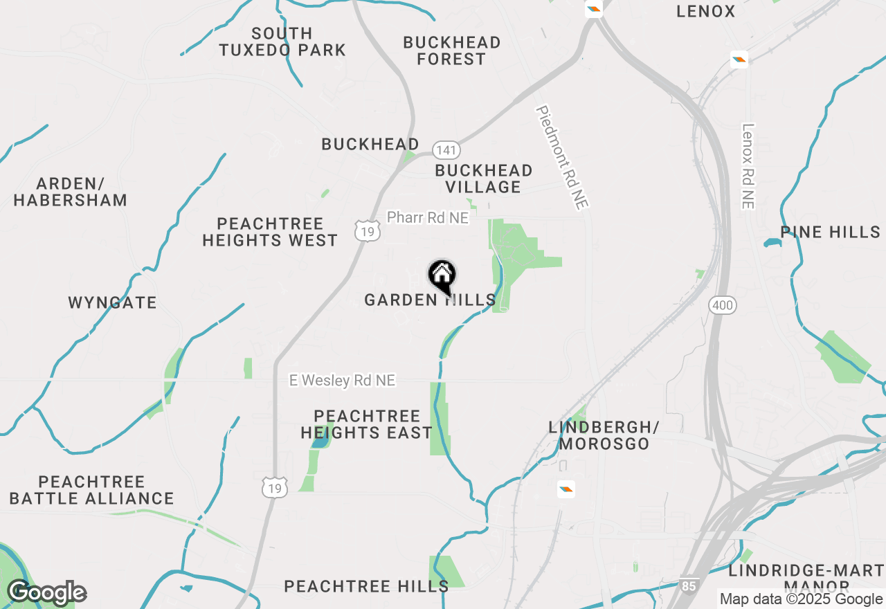 Map of 311 Delmont Drive Ne #DOWNSTAIRS, Atlanta, GA 30305