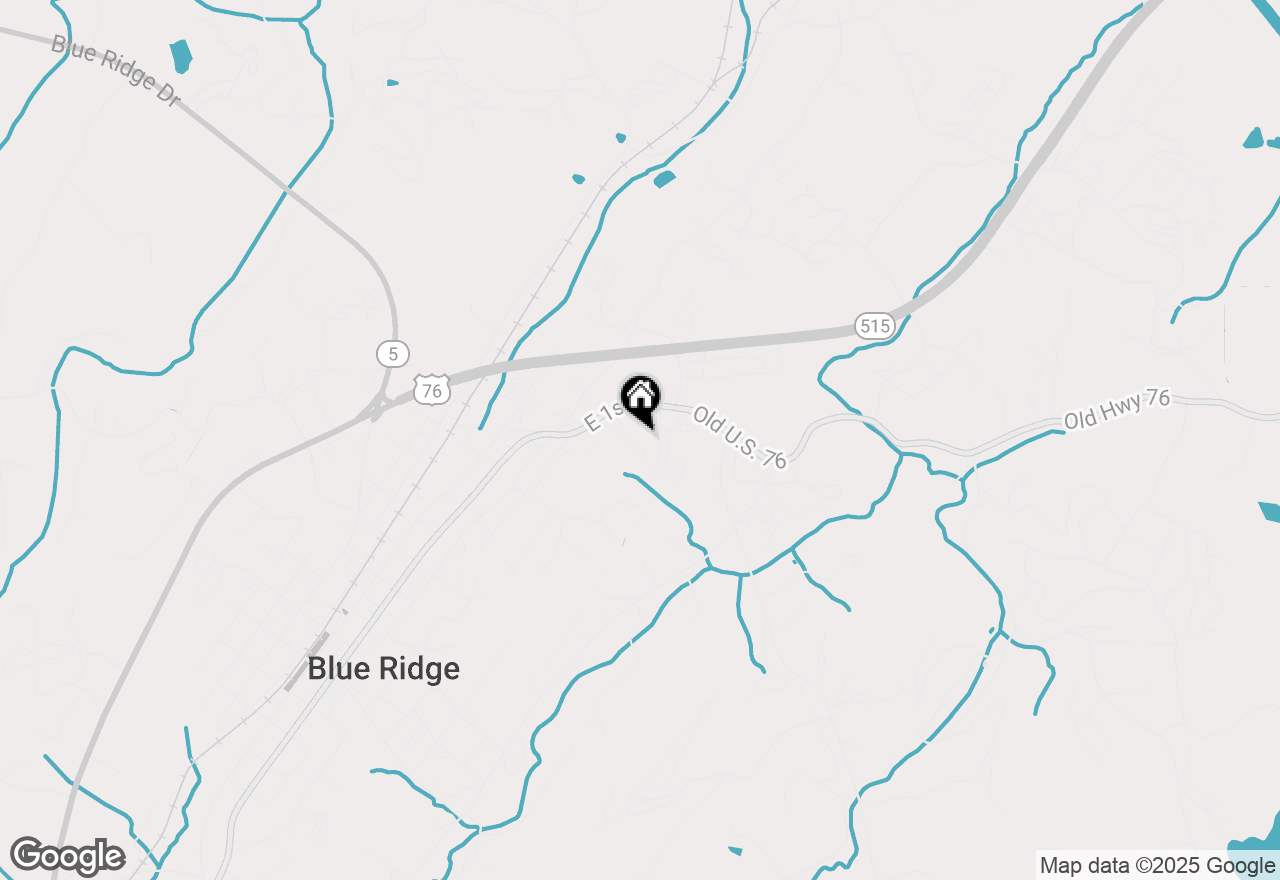Map of 115 Porter Road, Blue Ridge, GA 30513
