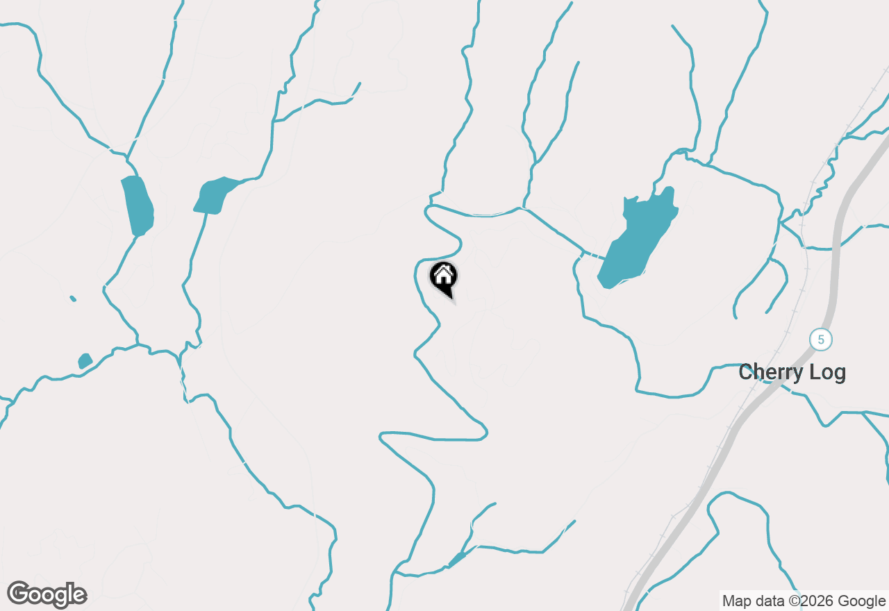 Map of 91 River Road, Cherry Log, GA 30522