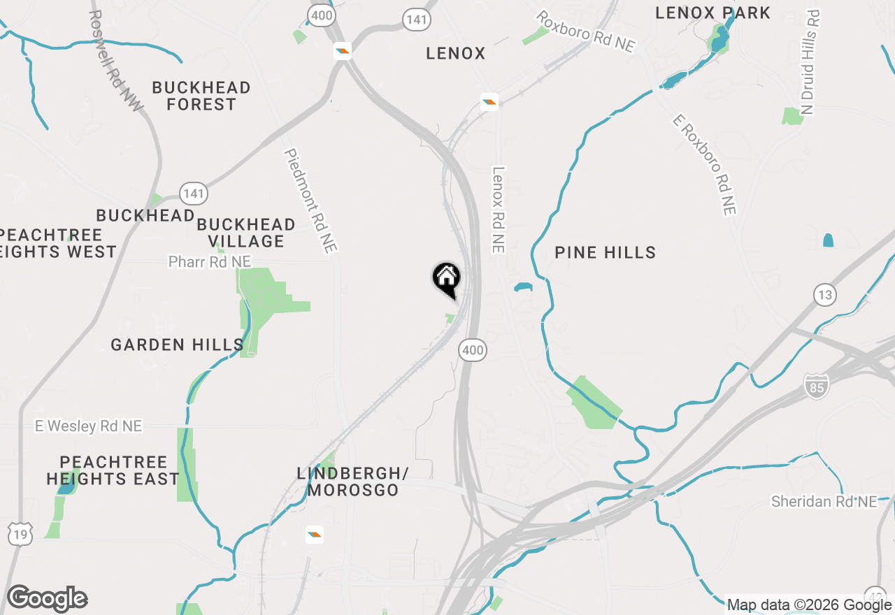 Map of 754 Burke Road Ne, Atlanta, GA 30305