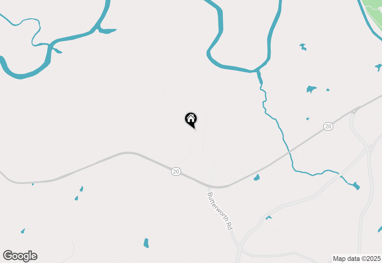 Map of 116 Market Lane, Canton, GA 30114