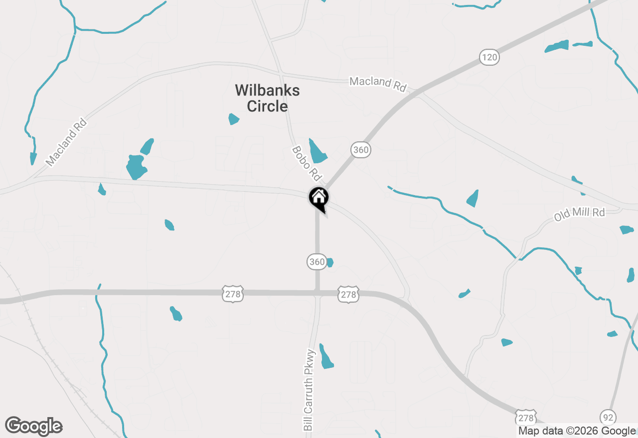 Map of 348 Charles Ridge Avenue #54, Dallas, GA 30157