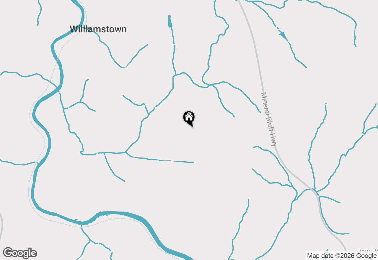 Map of 196 S Williamstown Ridge, Mineral Bluff, GA 30559