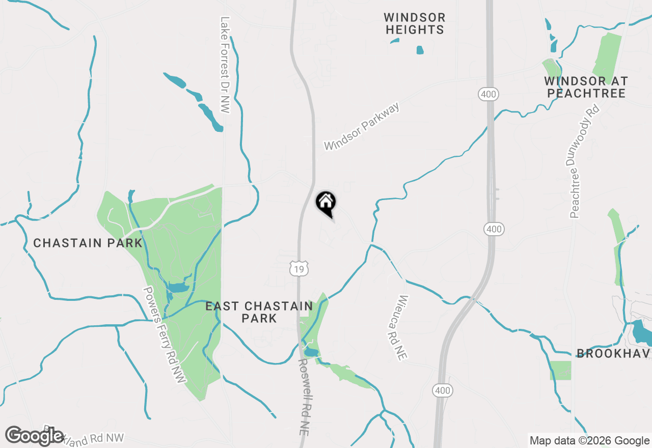 Map of 4620 Wieuca Road Ne #23, Atlanta, GA 30342