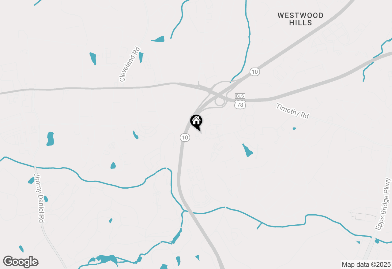 Map of 321 Summerville Lane, Athens, GA 30606