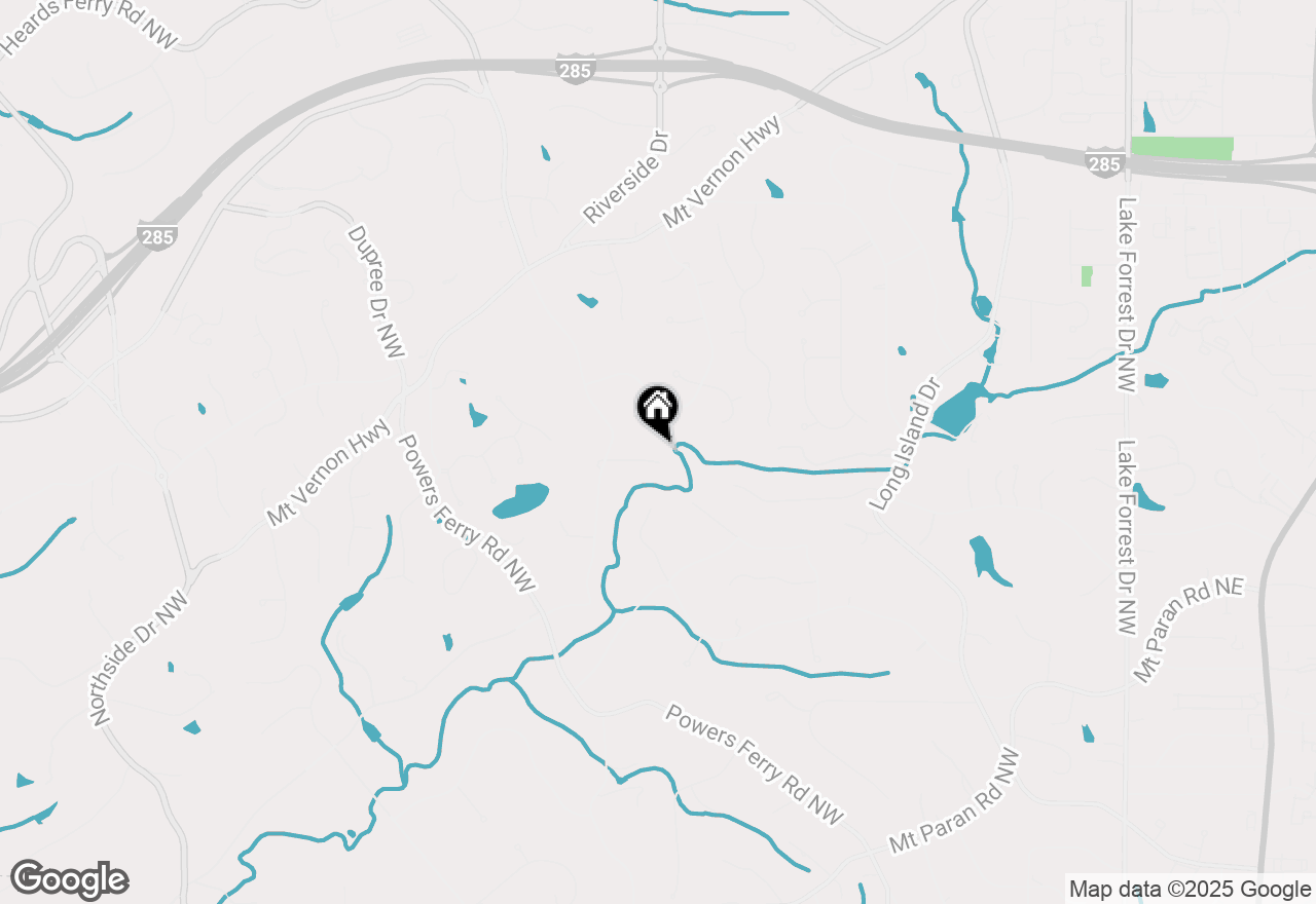 Map of 615 Colebrook Court, Sandy Springs, GA 30327