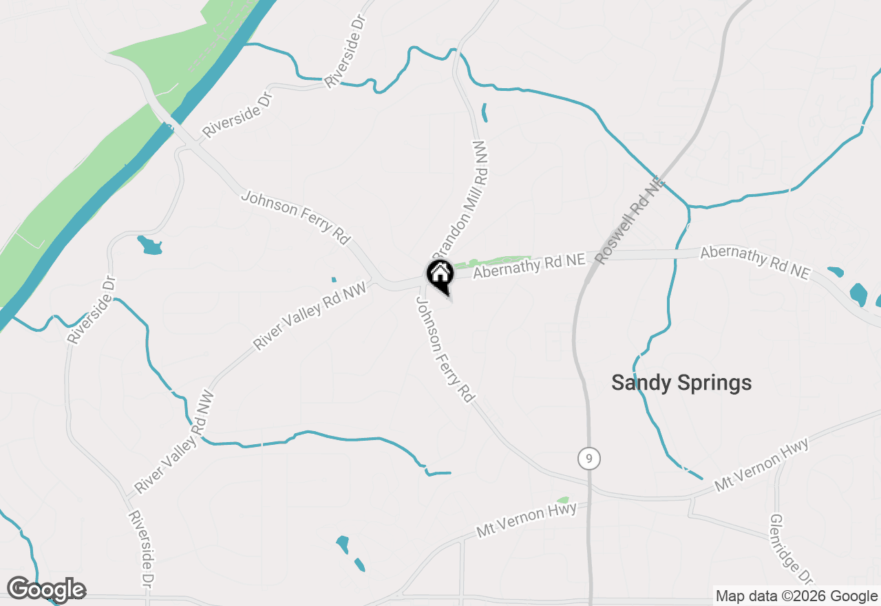 Map of 6552 Long Acres Drive, Sandy Springs, GA 30328