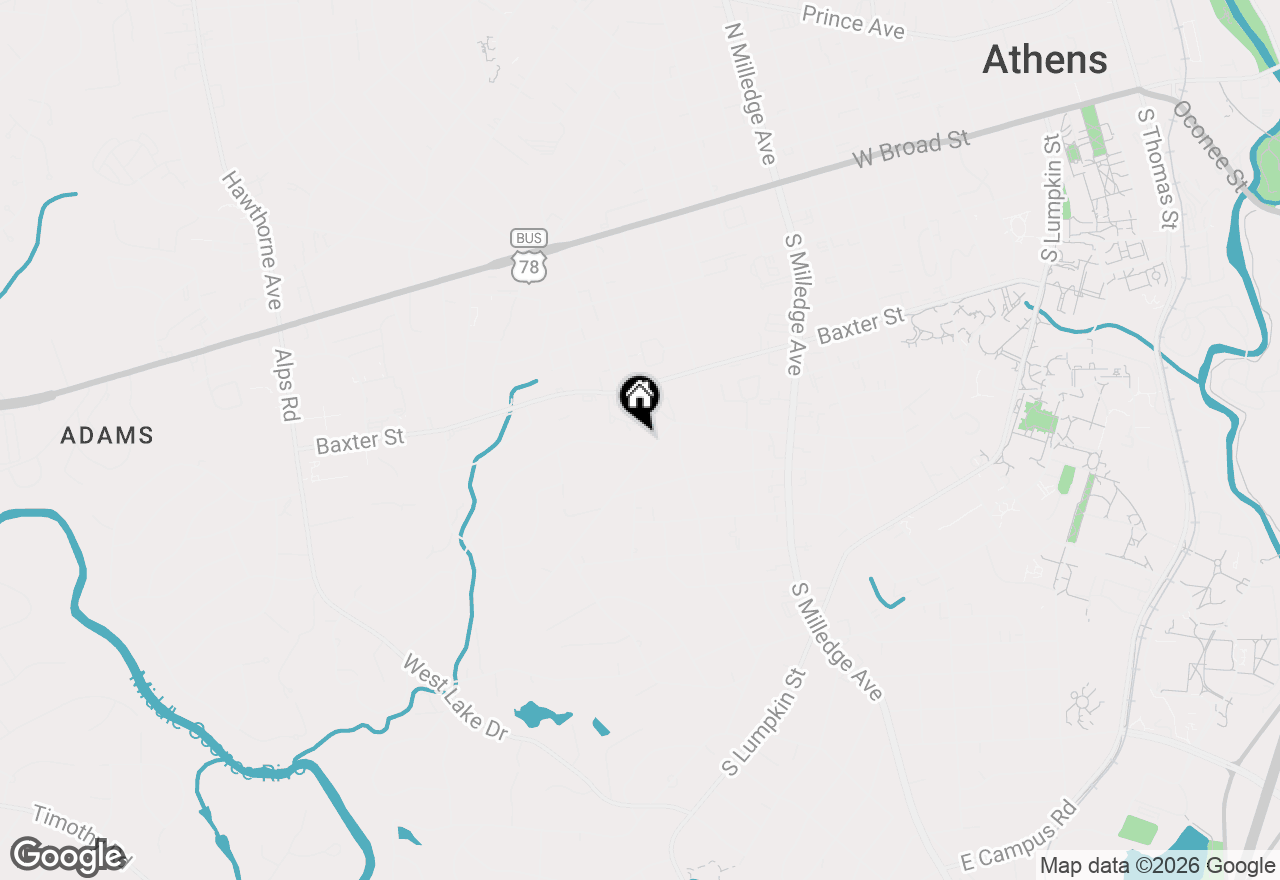 Map of 112 Fortson Drive, Athens, GA 30606