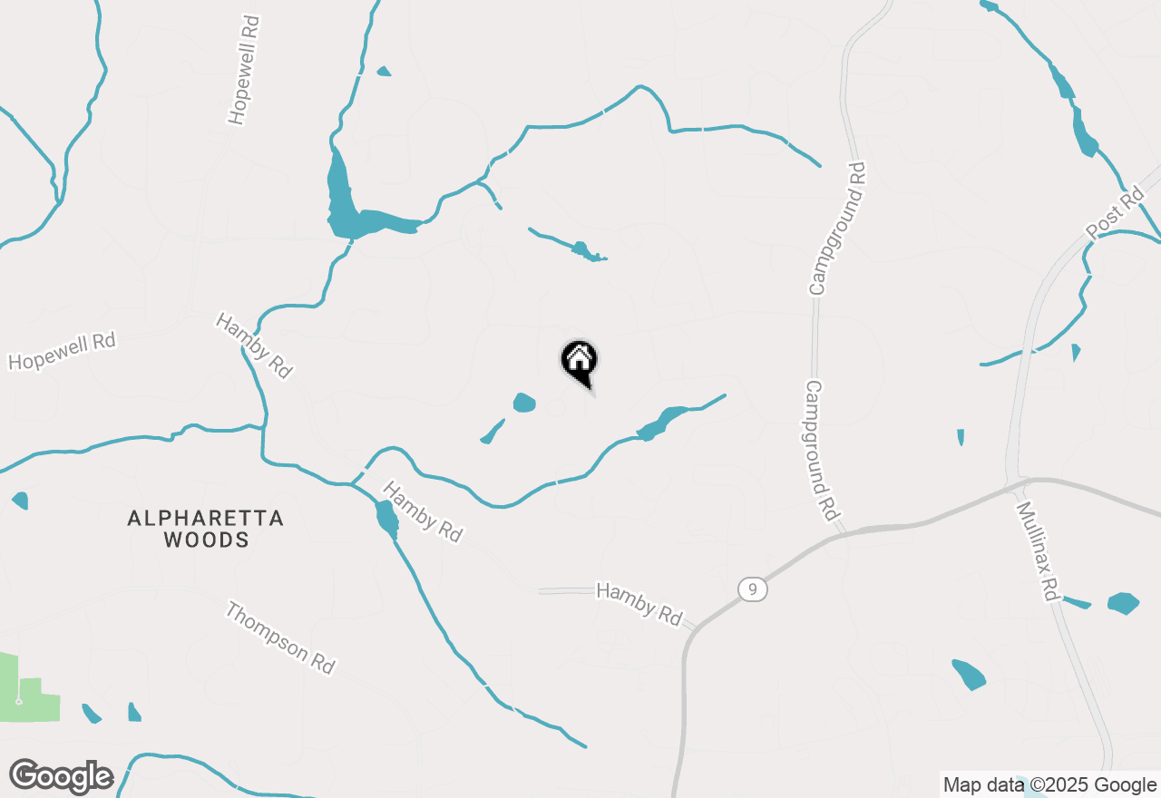 Map of 3830 Cottage Drive, Alpharetta, GA 30004