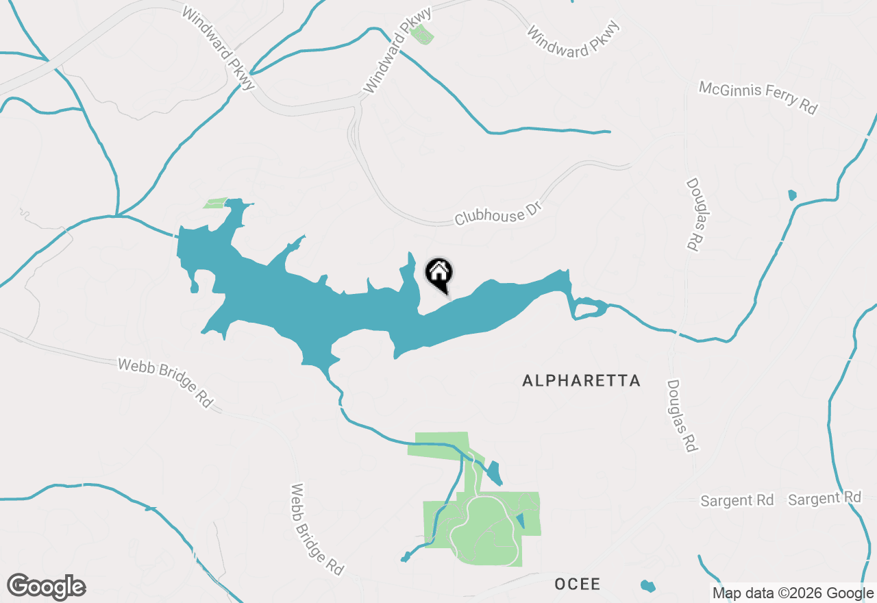 Map of 1210 Troon Court, Alpharetta, GA 30005