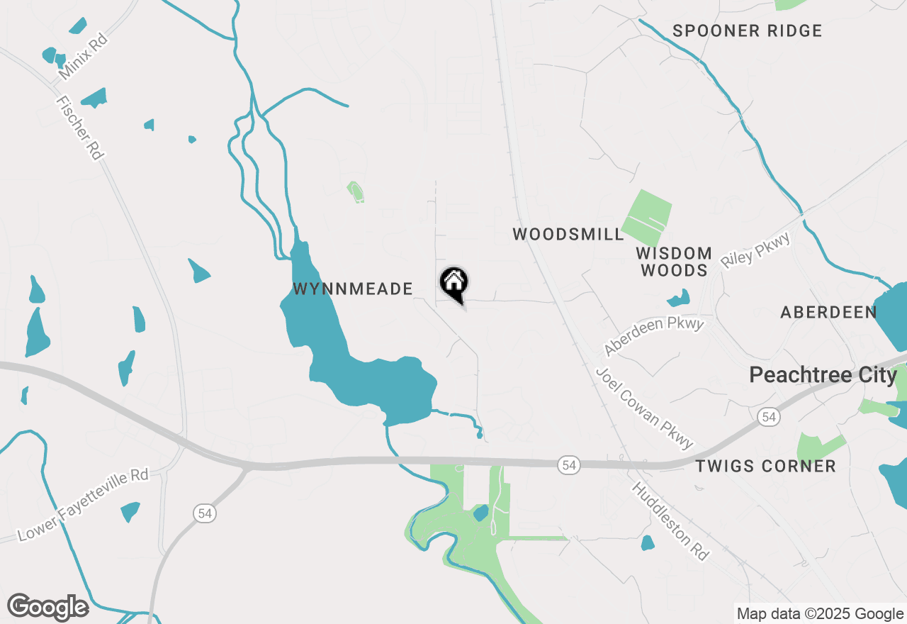 Map of 719 Gittings Avenue, Peachtree City, GA 30269