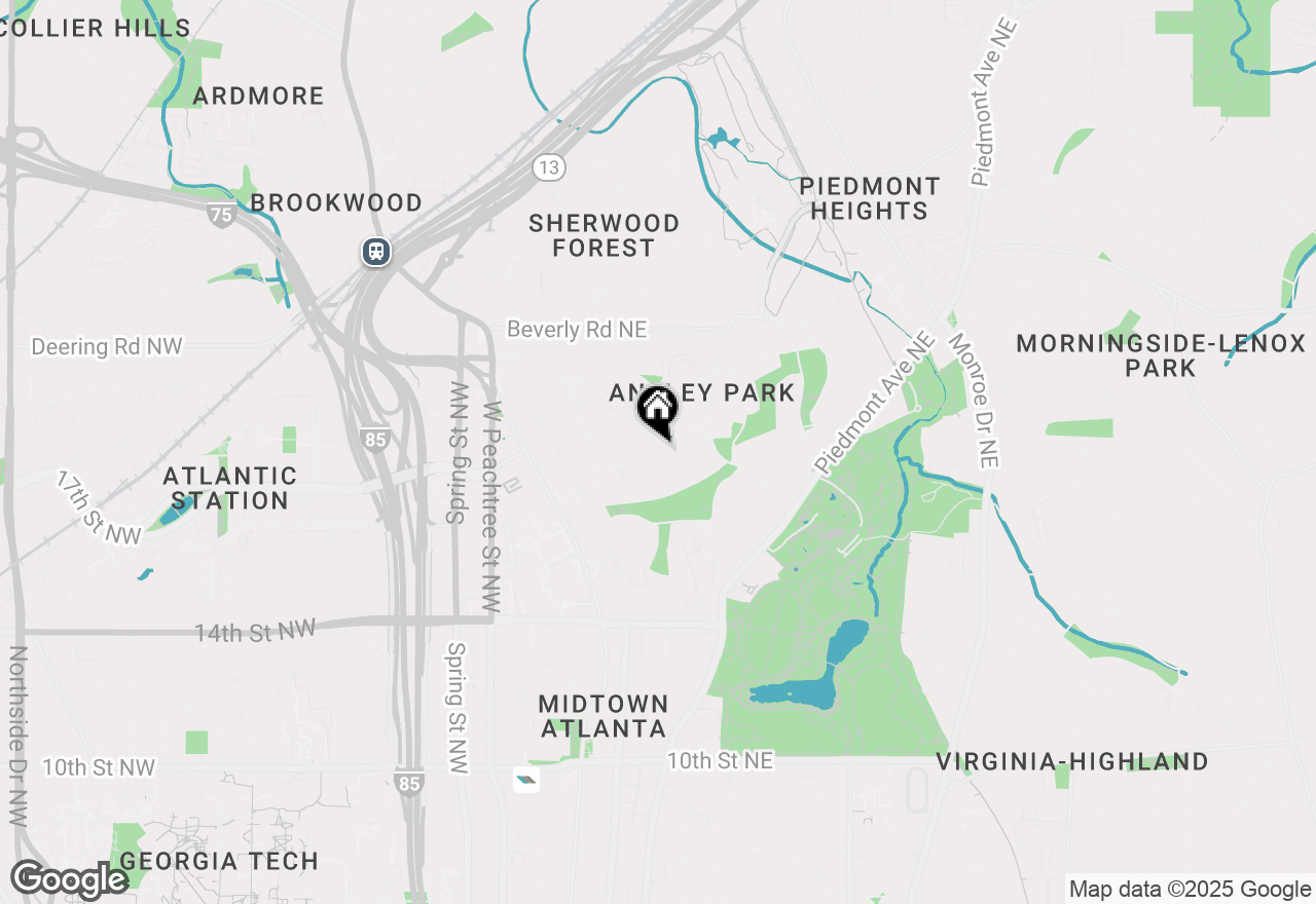 Map of 59 Inman Circle Ne, Atlanta, GA 30309