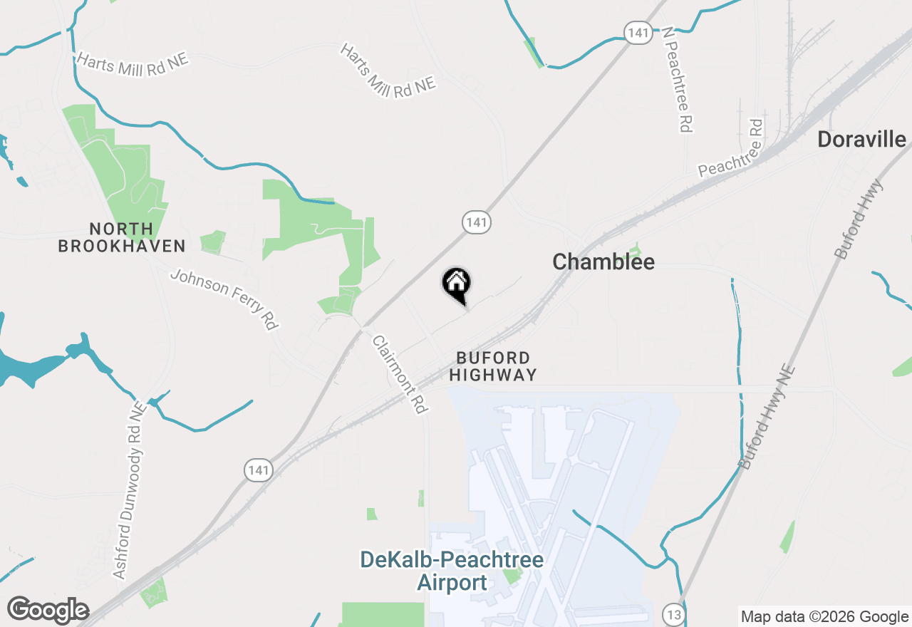 Map of 3400 Malone Drive #219, Atlanta, GA 30341