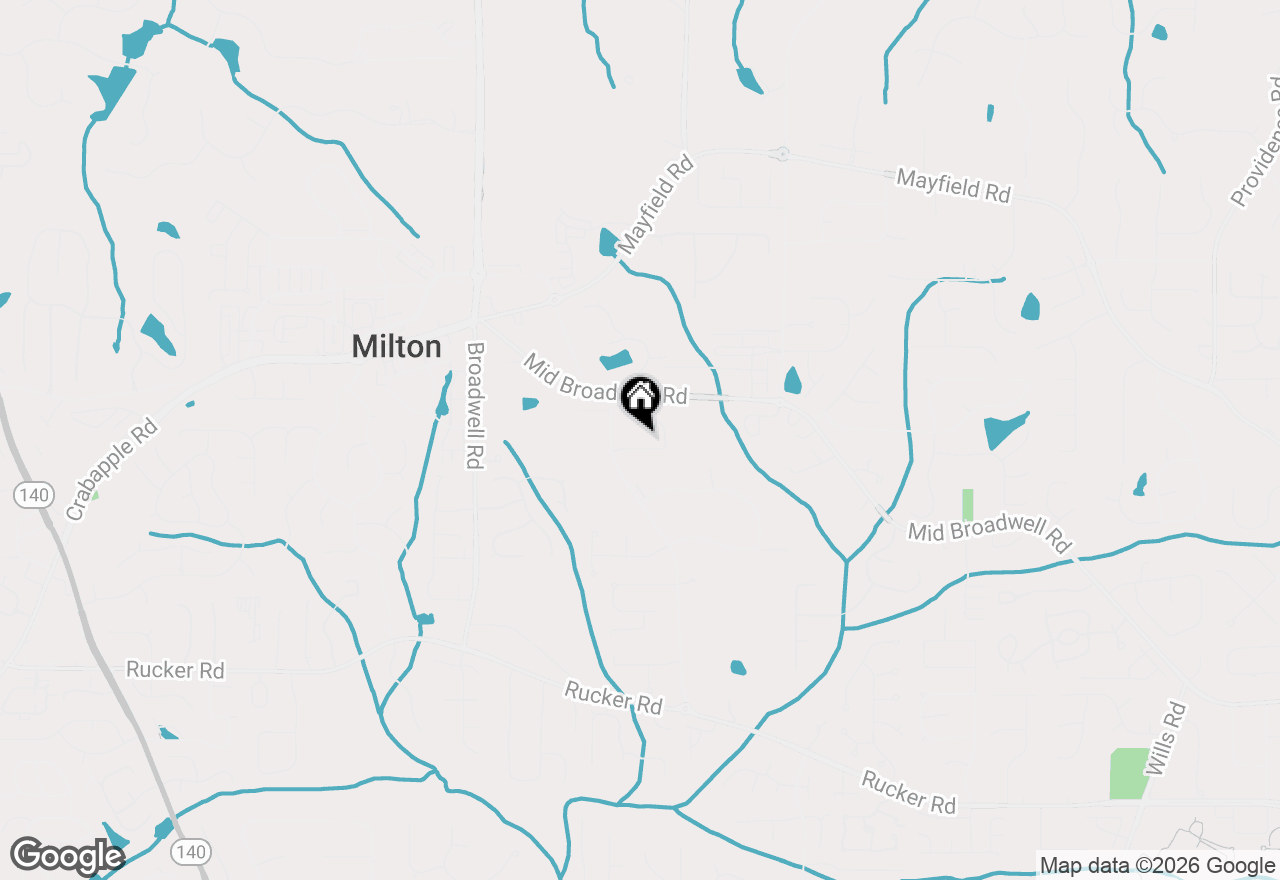 Map of 7412 Mid Broadwell Trace, Alpharetta, GA 30004