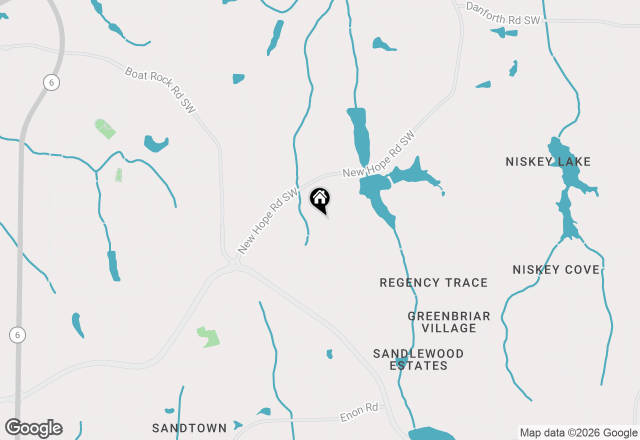Map of 345 Bordeaux Court Sw, Atlanta, GA 30331