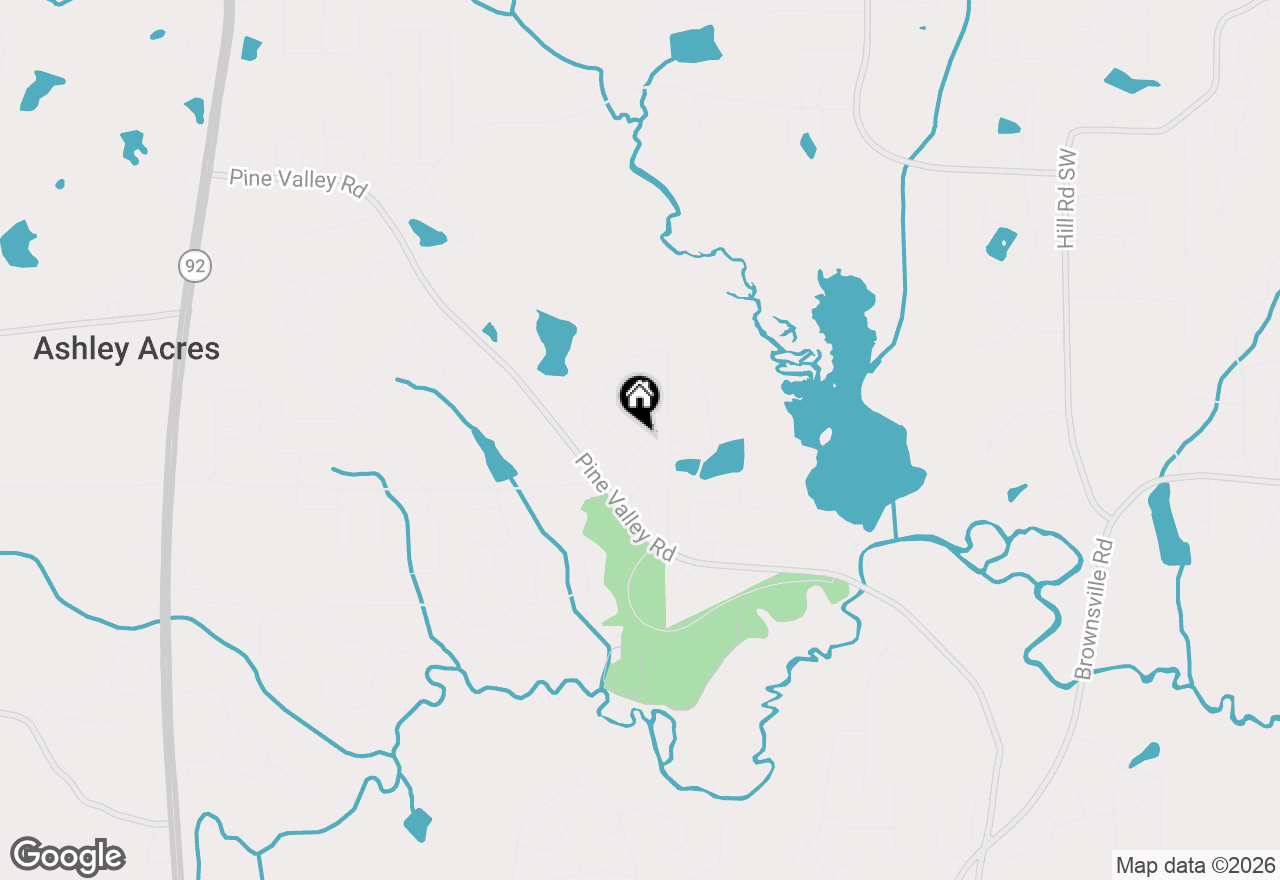 Map of 442 Highpoint Crossing, Powder Springs, GA 30127