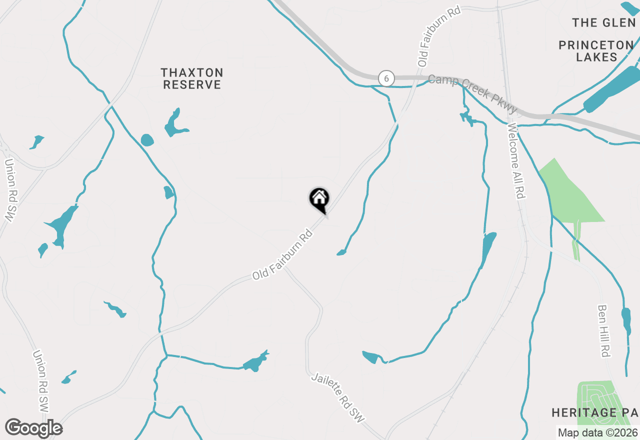Map of 3895 Old Fairburn Road Sw, Atlanta, GA 30331
