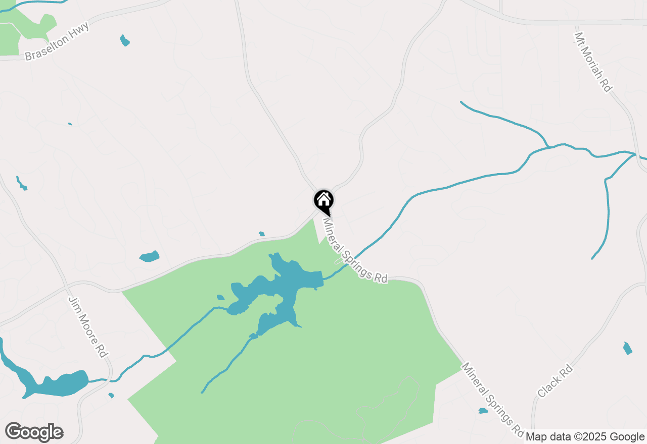 Map of 1450 Mineral Springs Road, Hoschton, GA 30548