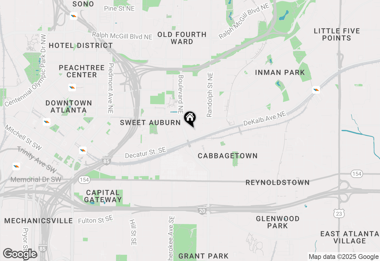 Map of 53 Daniel Street Se, Atlanta, GA 30312