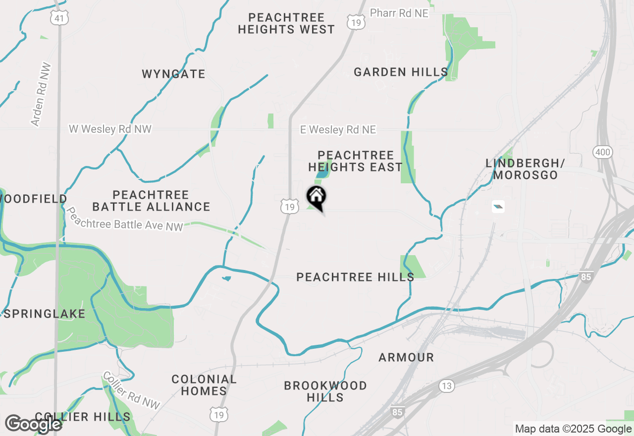Map of 114 Terrace Drive Ne, Atlanta, GA 30305