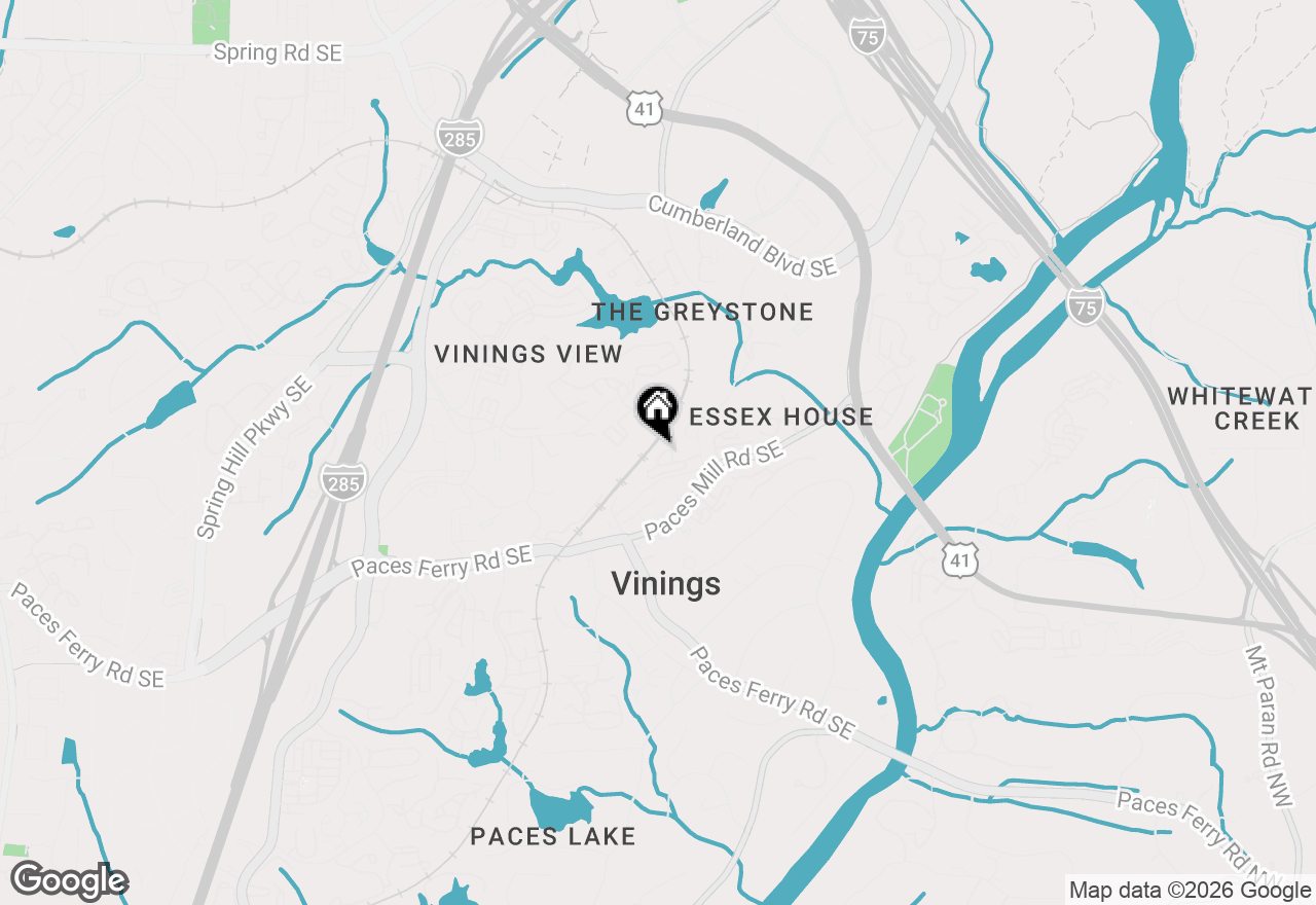 Map of 3520 Vinings Ridge Court, Atlanta, GA 30339