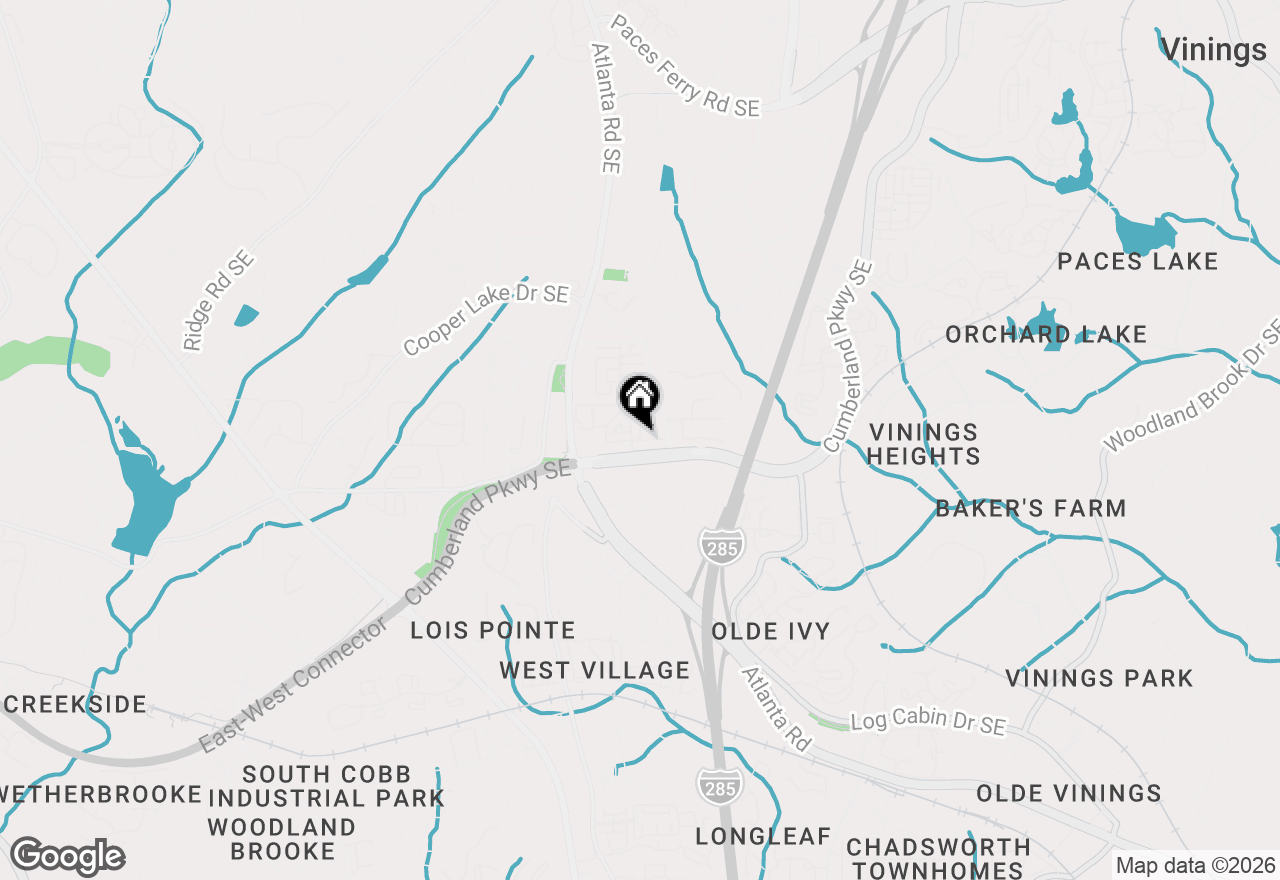 Map of 2258 Edgartown Lane Se, Smyrna, GA 30080