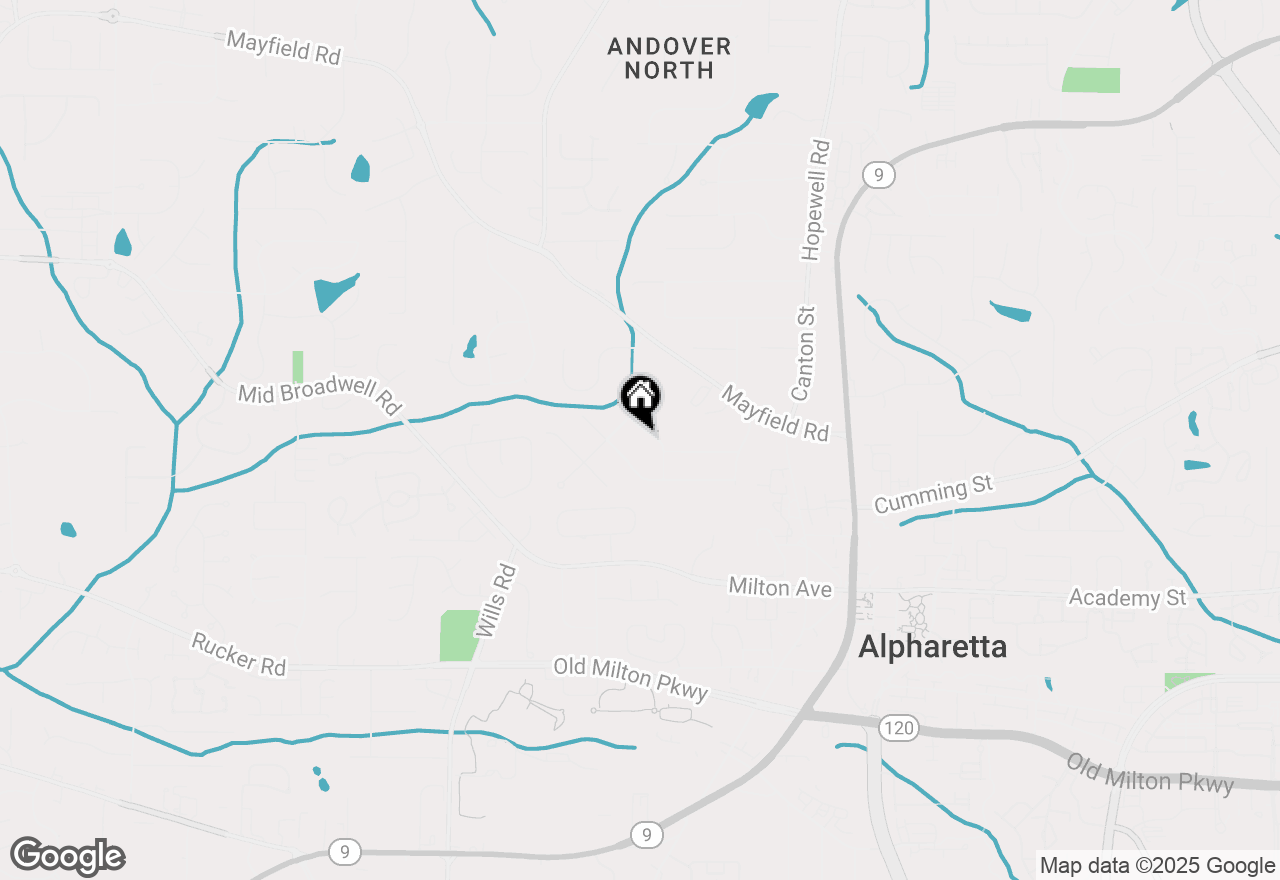 Map of 202 Kenneth Drive, Alpharetta, GA 30009