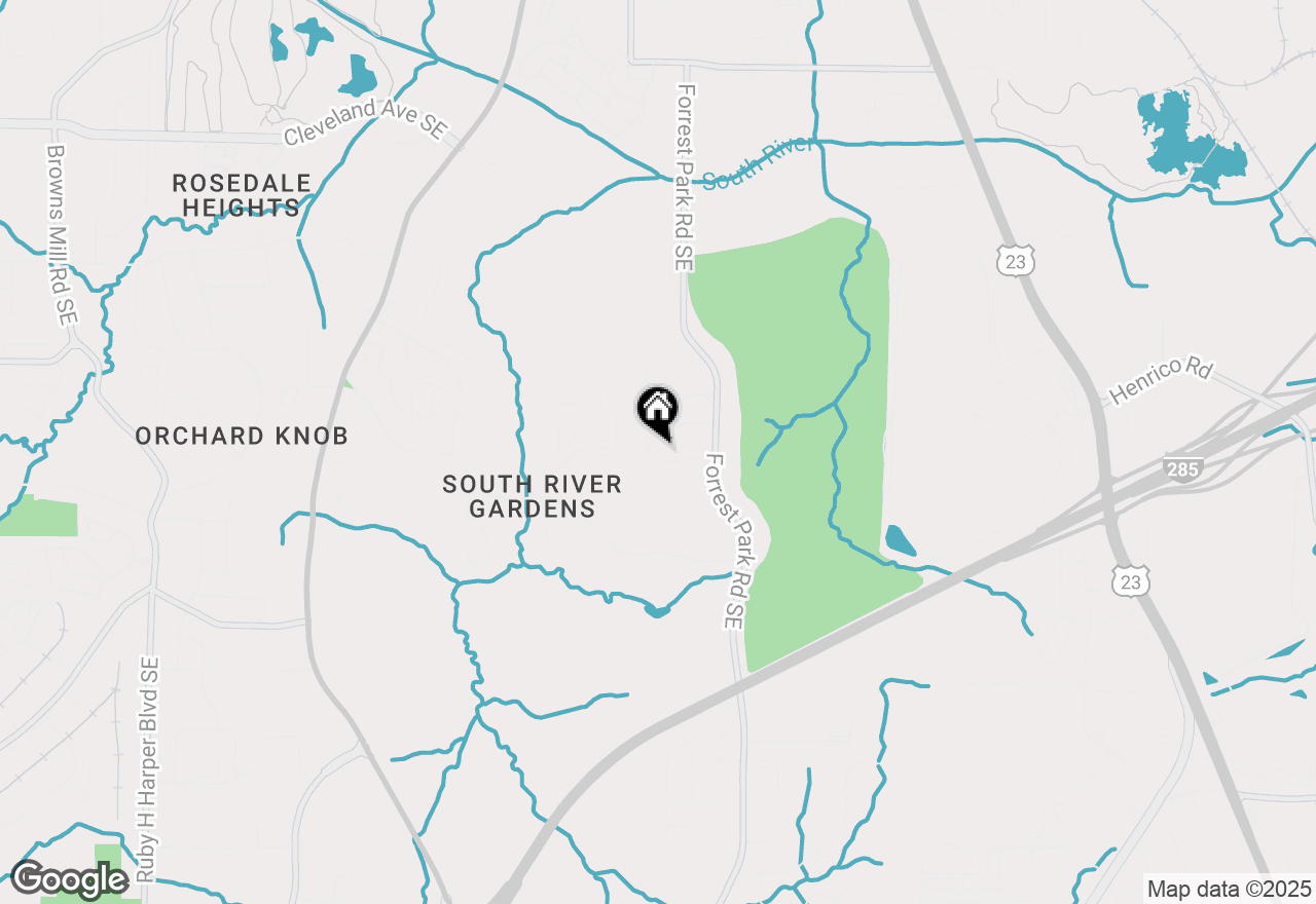 Map of 934 Forrest Circle Se, Atlanta, GA 30354
