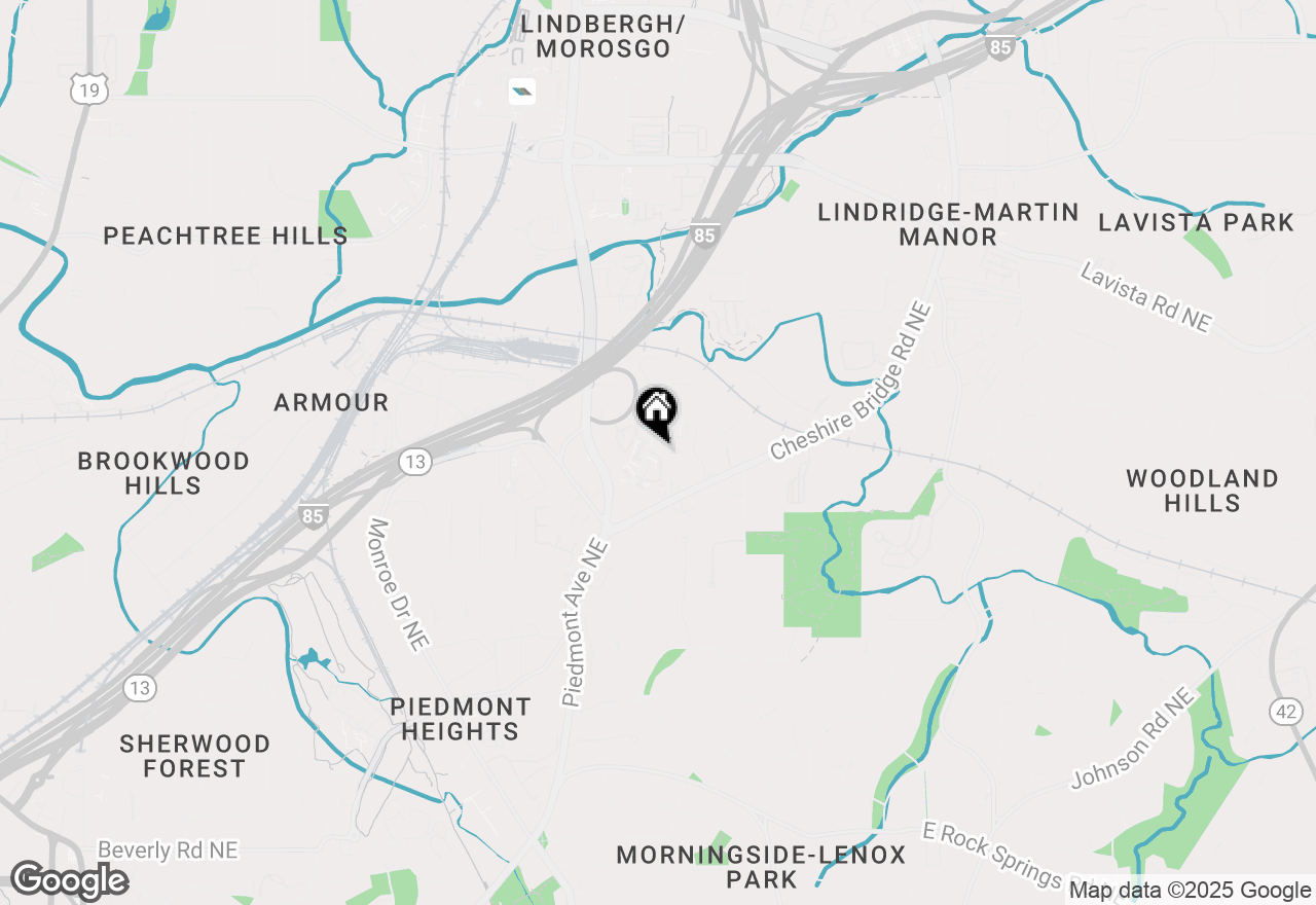 Map of 709 Bismark Road Ne, Atlanta, GA 30324