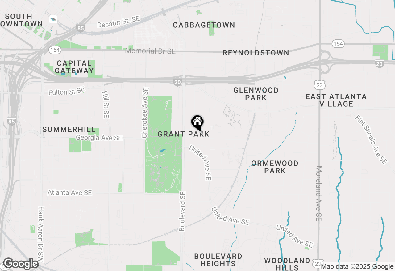 Map of 644 Berne Street Se, Atlanta, GA 30312