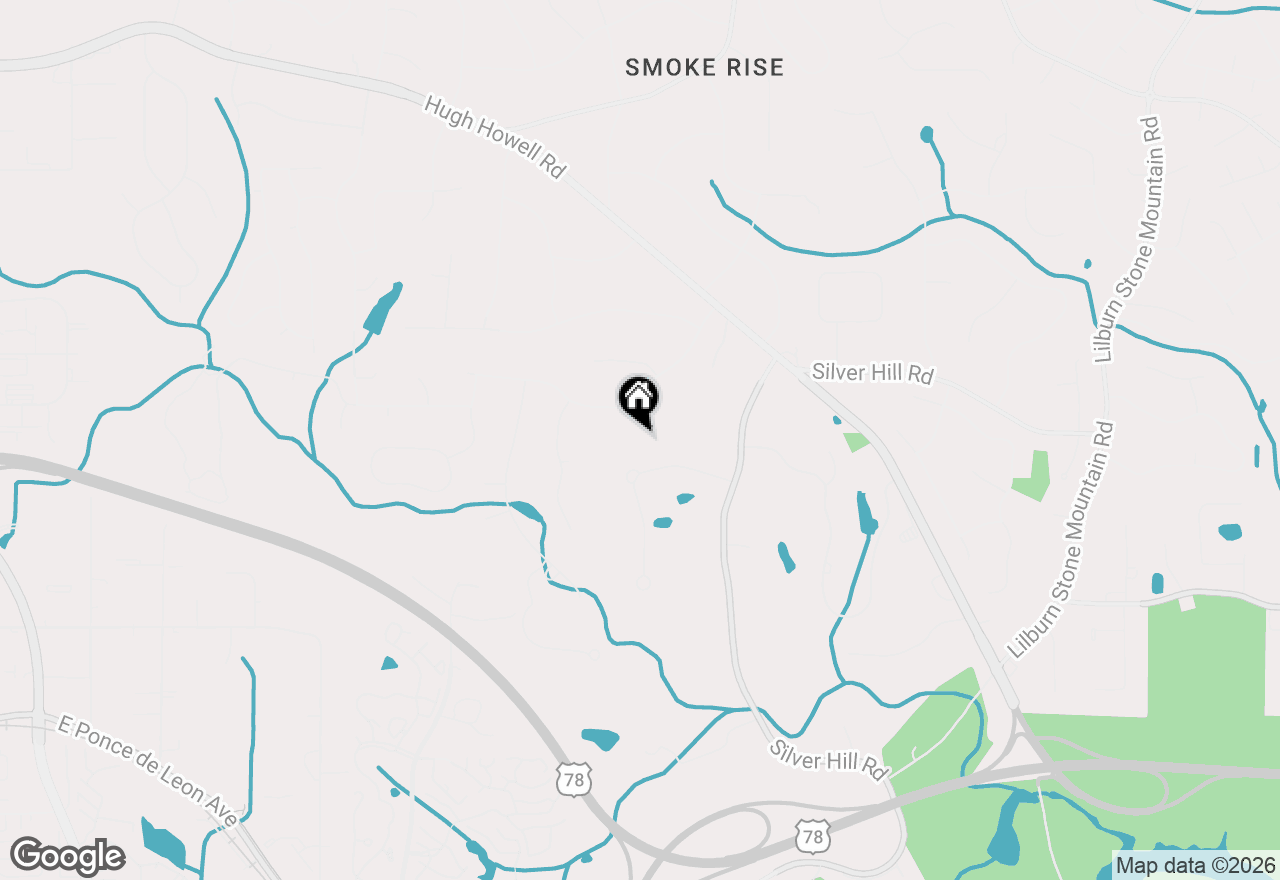 Map of 1822 Chartwell Trace, Stone Mountain, GA 30087