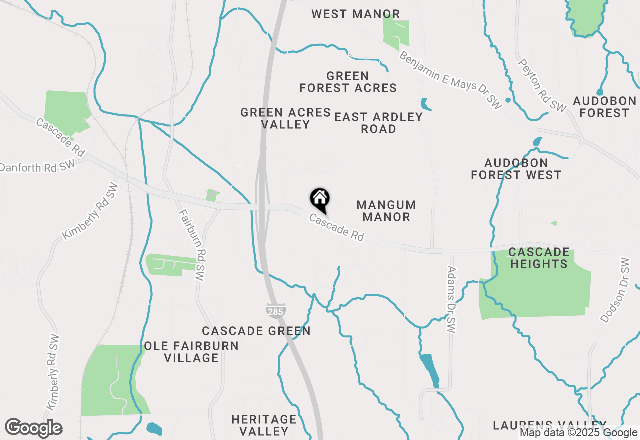 Map of 5303 Cascade Road, Atlanta, GA 30331