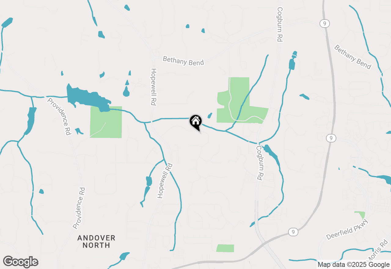 Map of 2355 Hopewell Plantation Drive, Alpharetta, GA 30004