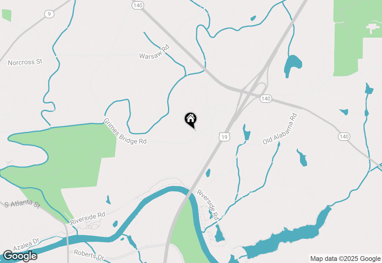 Map of 1040 Chelsey Way, Roswell, GA 30075