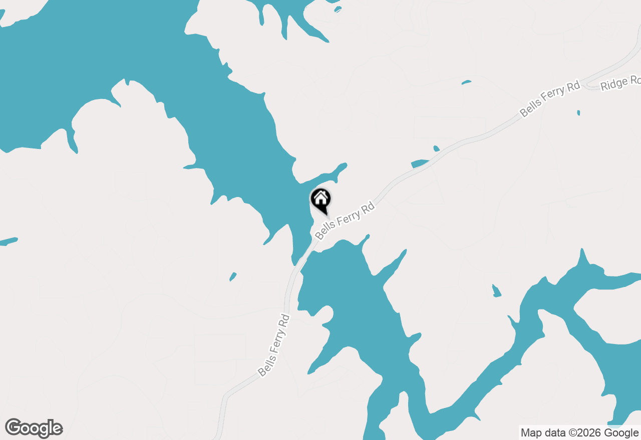 Map of 135 Marina Court, Canton, GA 30114