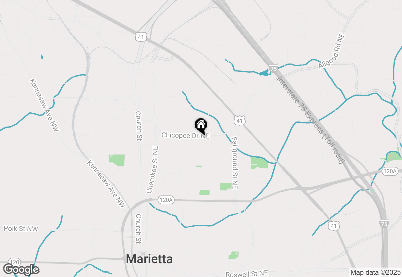Map of 374 Chicopee Drive Ne, Marietta, GA 30060