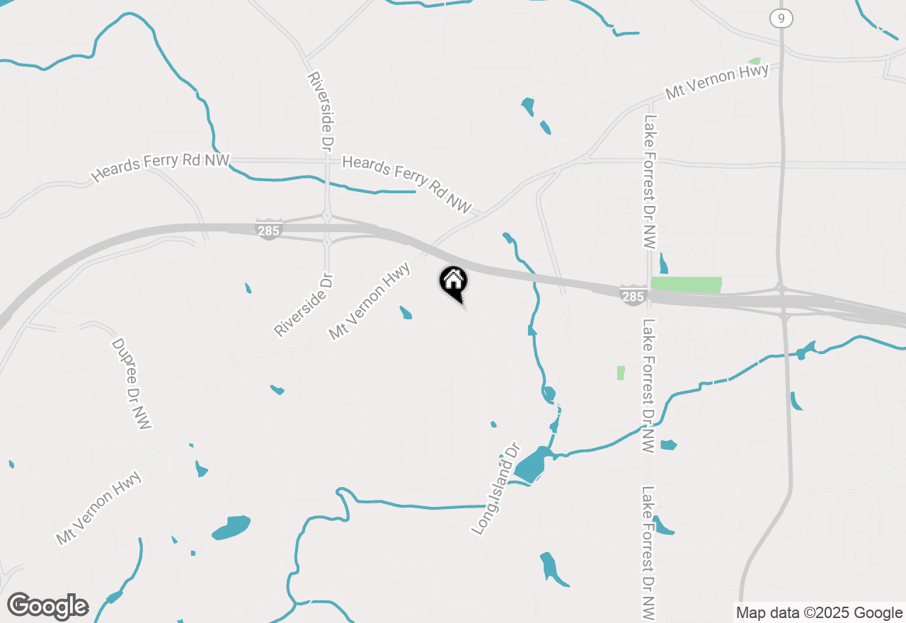 Map of 320 Long Glen Drive, Atlanta, GA 30327