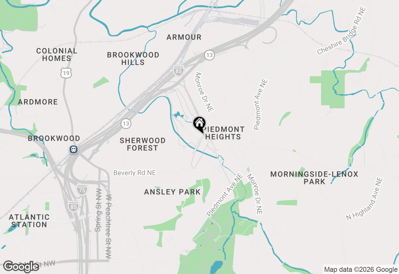 Map of 200 Montgomery Ferry Drive Ne #30, Atlanta, GA 30309