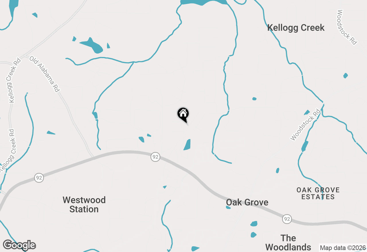 Map of 104 Lucas Drive, Acworth, GA 30102