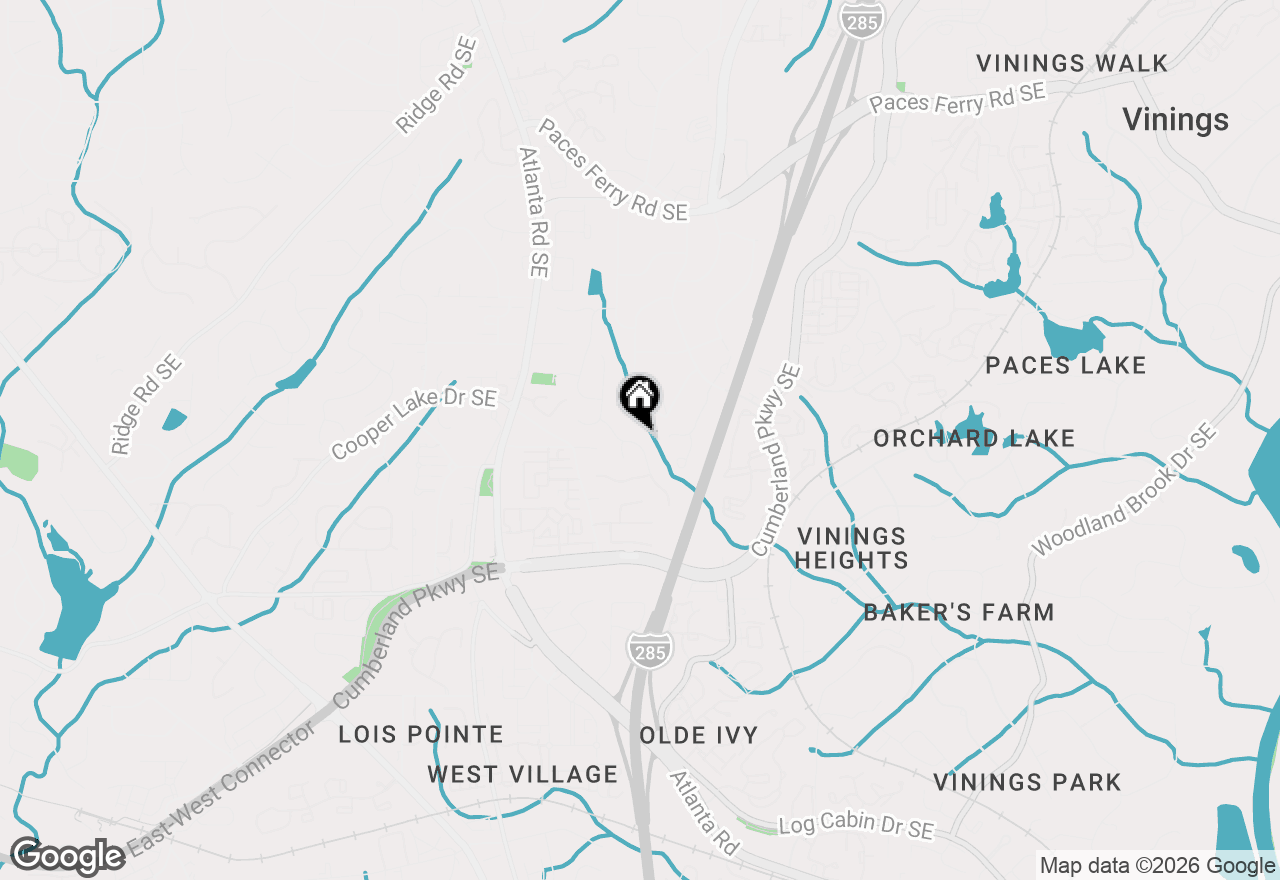 Map of 4107 Oberon Drive Se, Smyrna, GA 30080