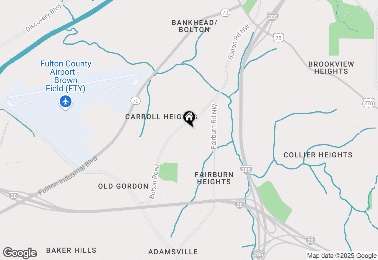 Map of 745 Bolton Road Nw, Atlanta, GA 30331