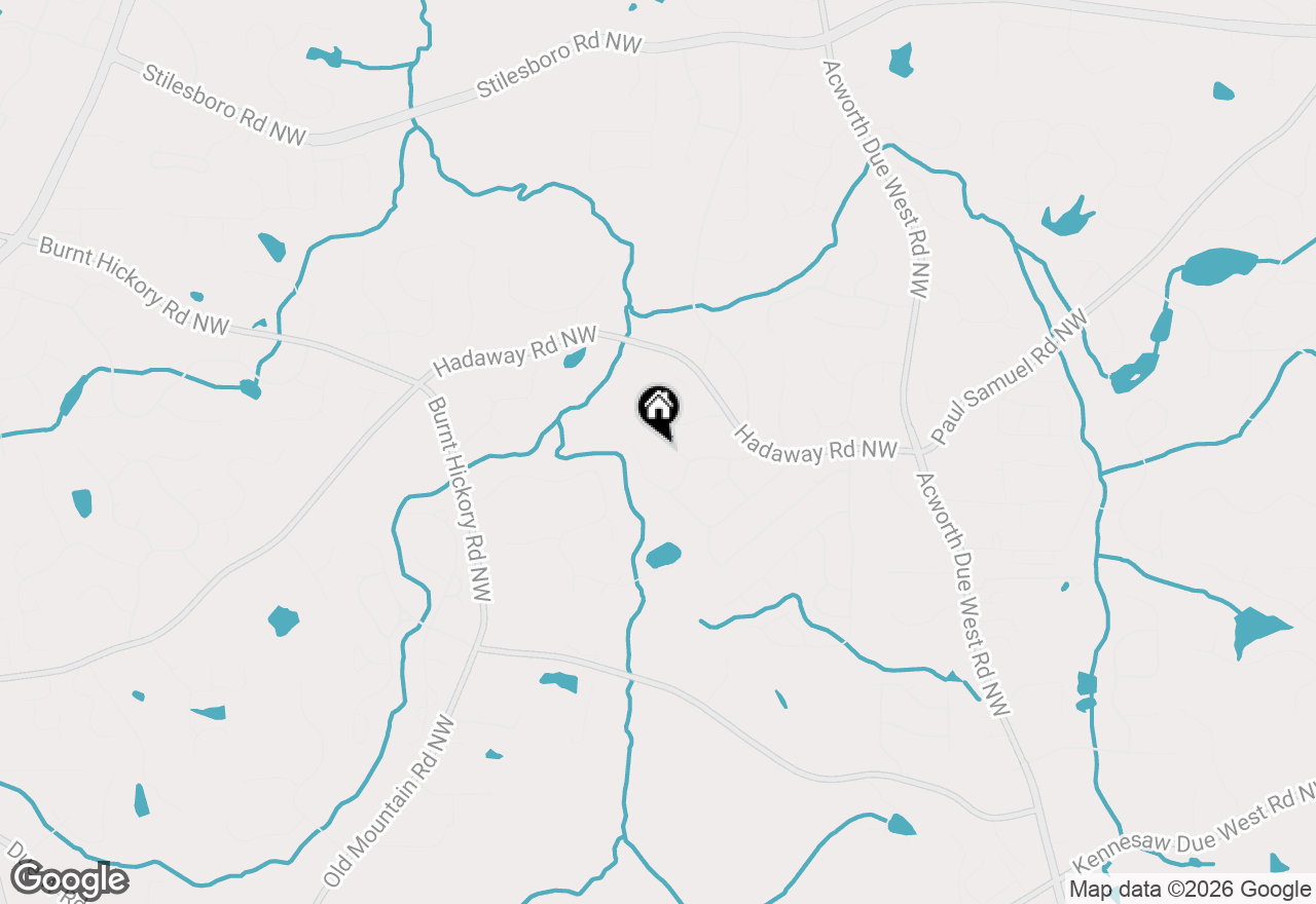 Map of 4540 Apache Court Nw, Kennesaw, GA 30152