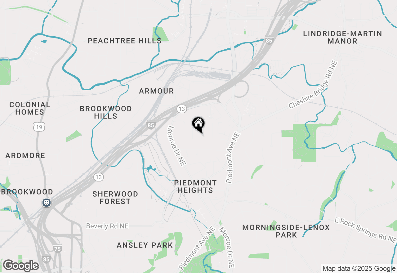 Map of 480 Wimbledon Road Ne, Atlanta, GA 30324