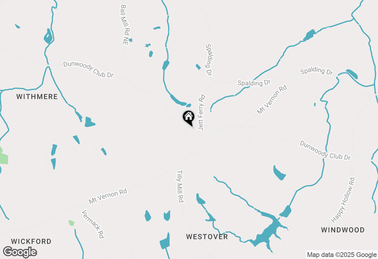 Map of 5443 Trentham Drive #A1, Dunwoody, GA 30338