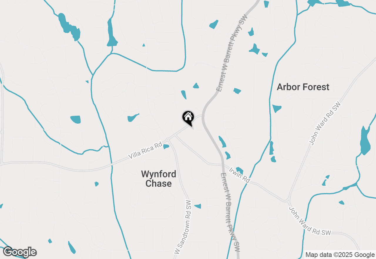 Map of 1045 Villa Rica Road Sw, Marietta, GA 30064